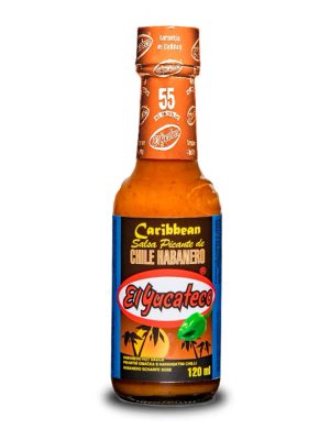 El Yucateco Caribbean Habanero Hot Sauce 120ml Caribbean chili -maustekastike