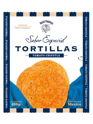 Nuevo Progreso Tomato Chipotle vehnätortilla 25cm 450g
